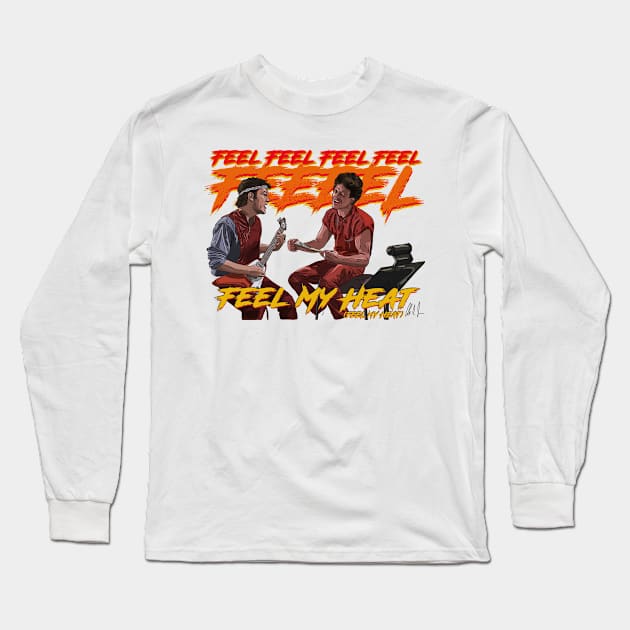 Boogie Nights: Feel My Heat (Feel My Heat) Long Sleeve T-Shirt by 51Deesigns